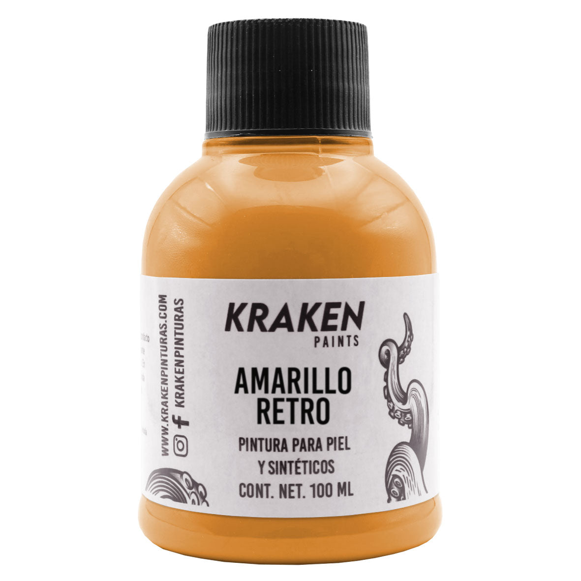 Pintura Kraken - Amarillo Retro