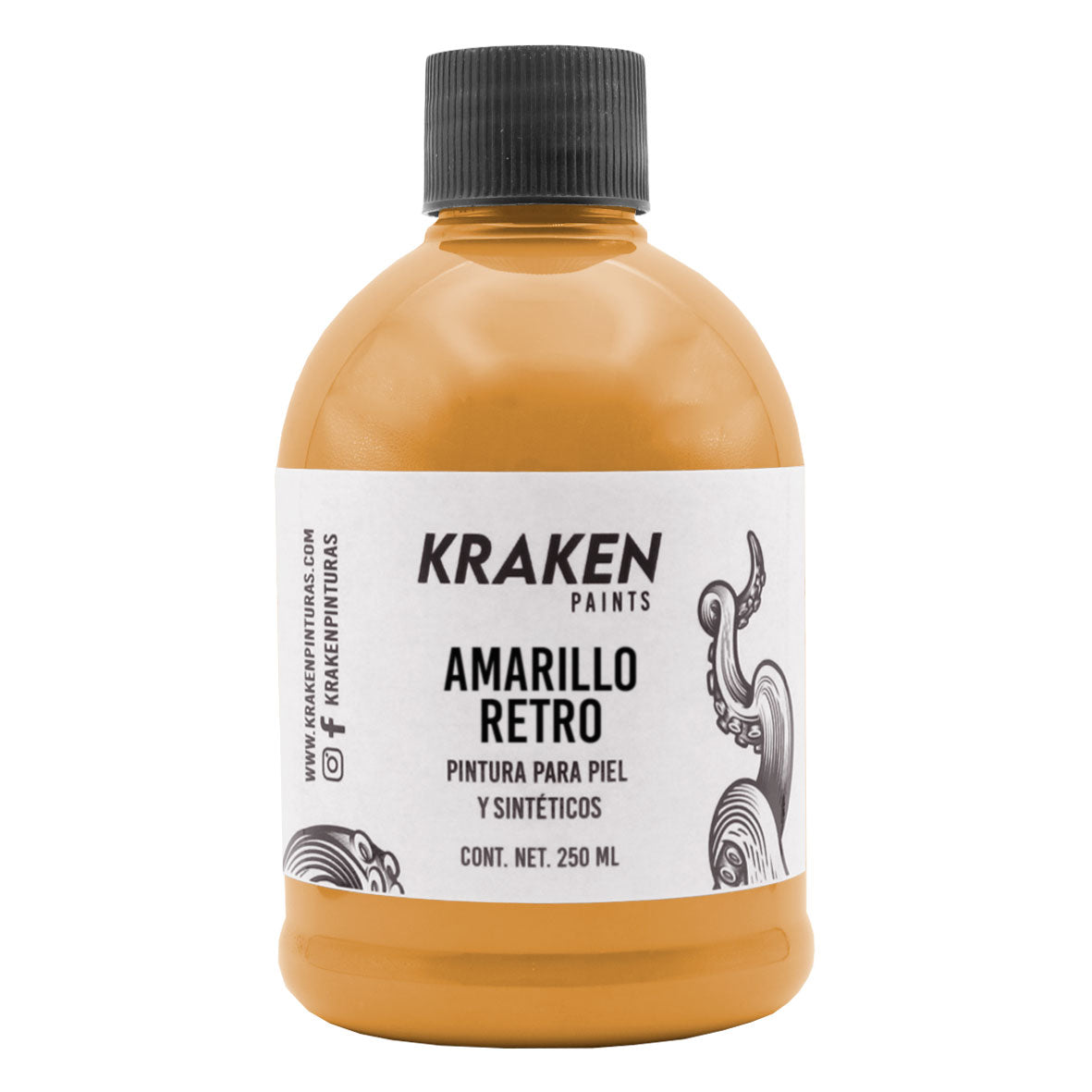 Pintura Kraken - Amarillo Retro