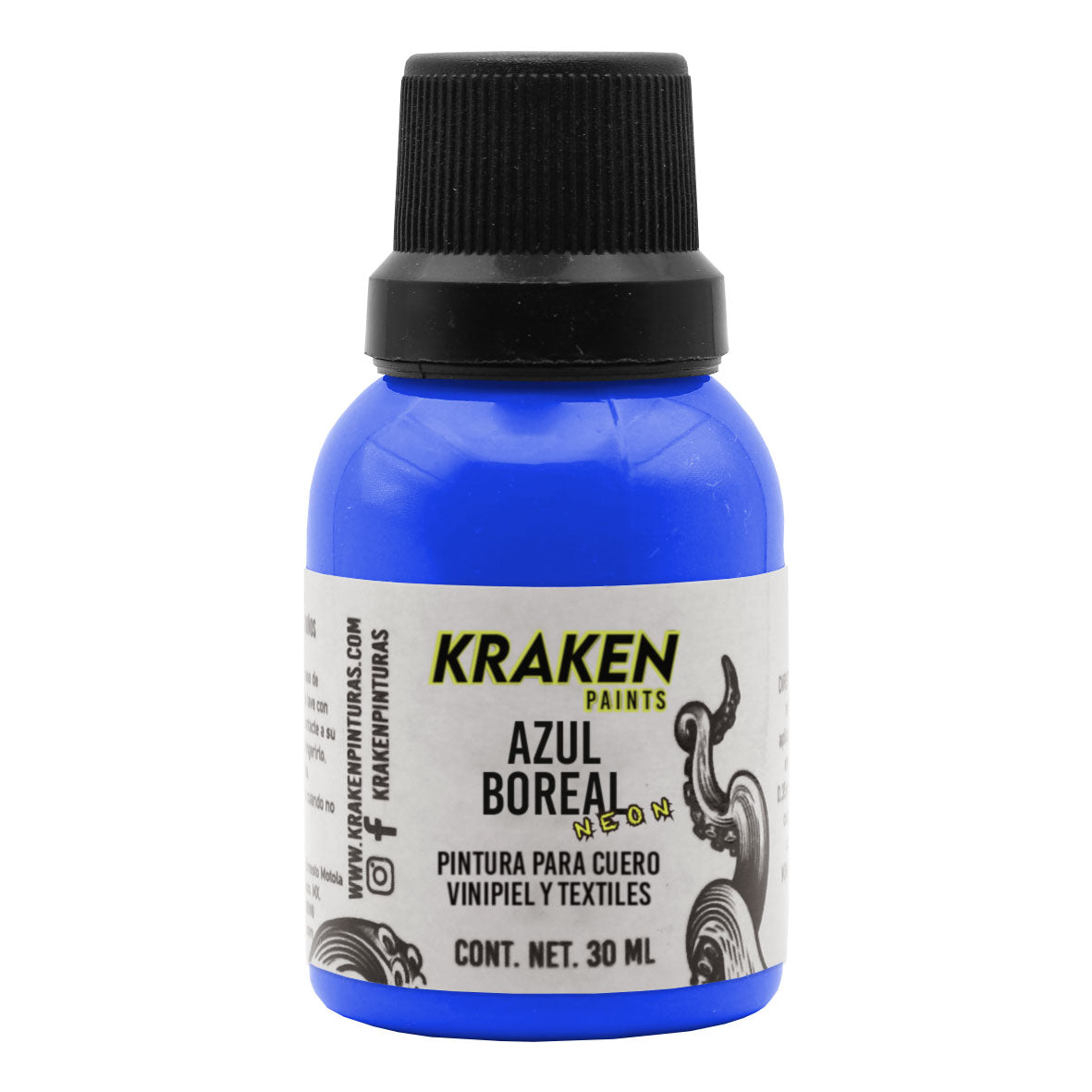 Pintura Kraken - Neón - Azul Boreal