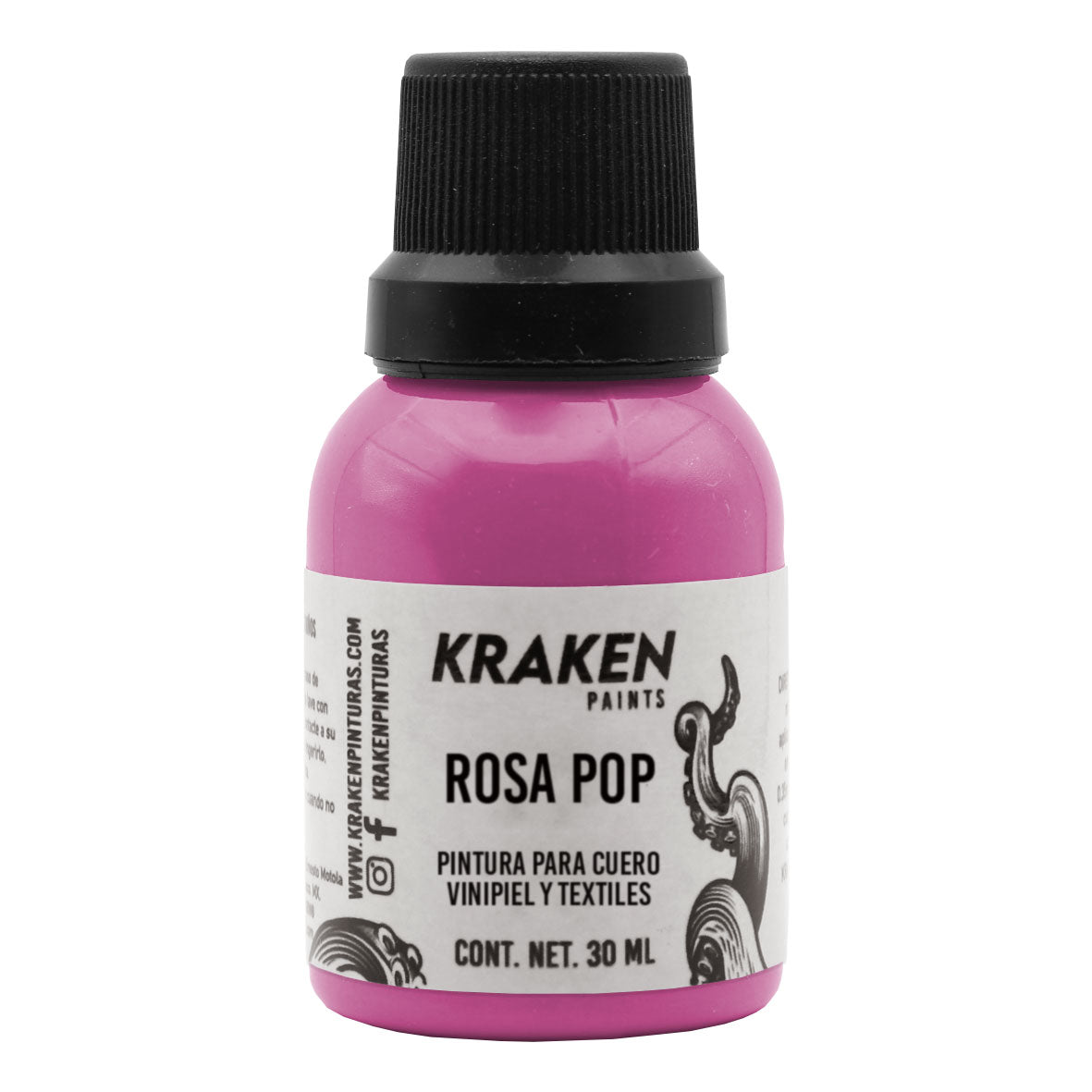Pintura Kraken - Rosa Pop