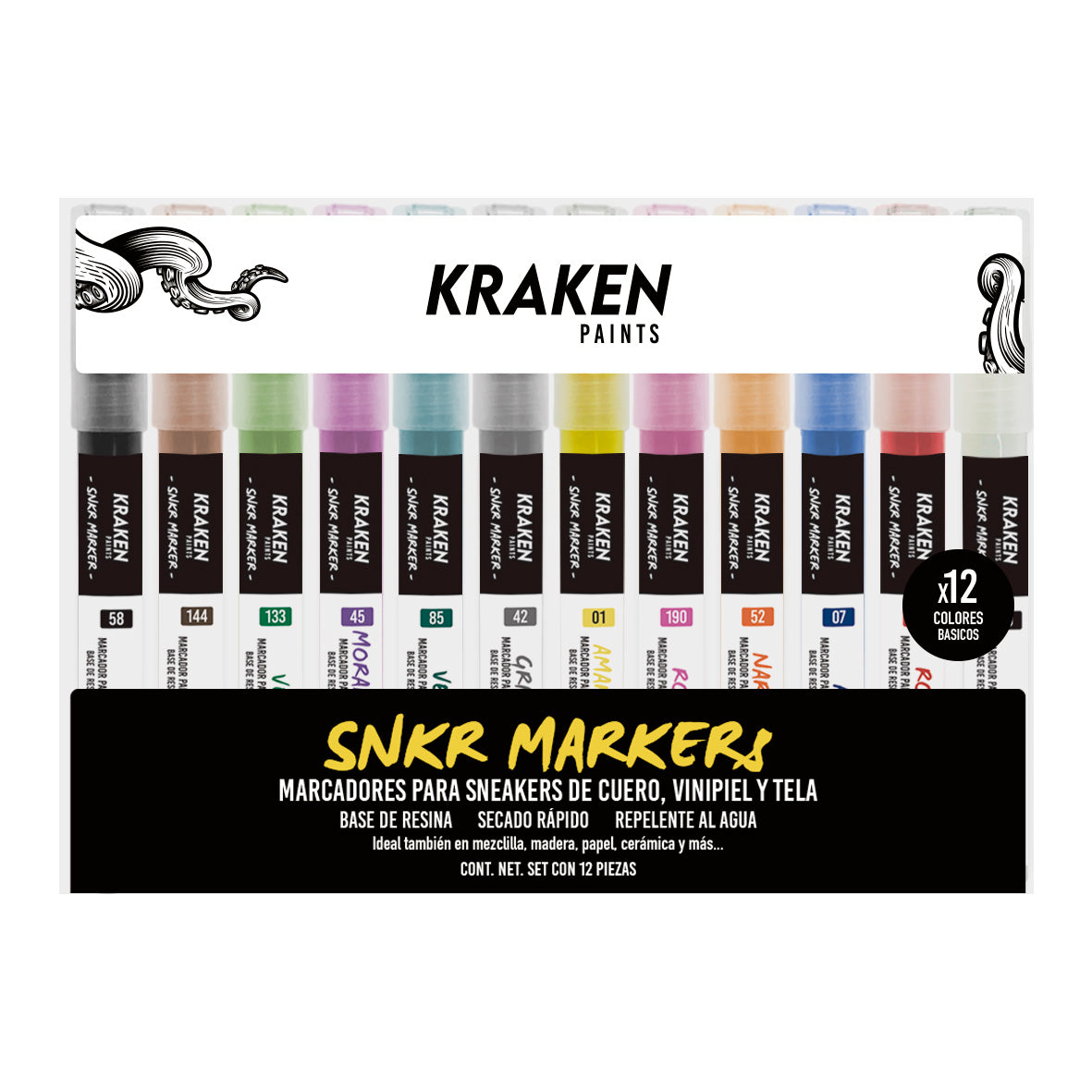 Snkr Markers - Set 12 Básicos