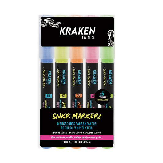 Snkr Markers - Set 5 Fluorescentes