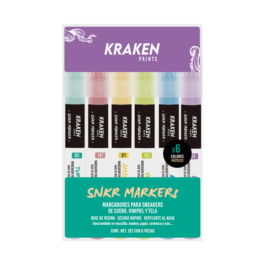 Snkr Markers - Set 6 Pasteles