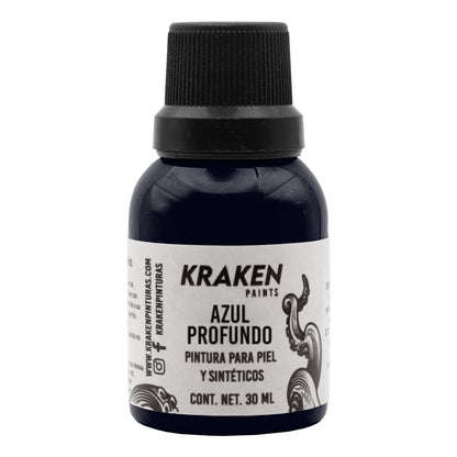 Pintura Kraken - Azul profundo