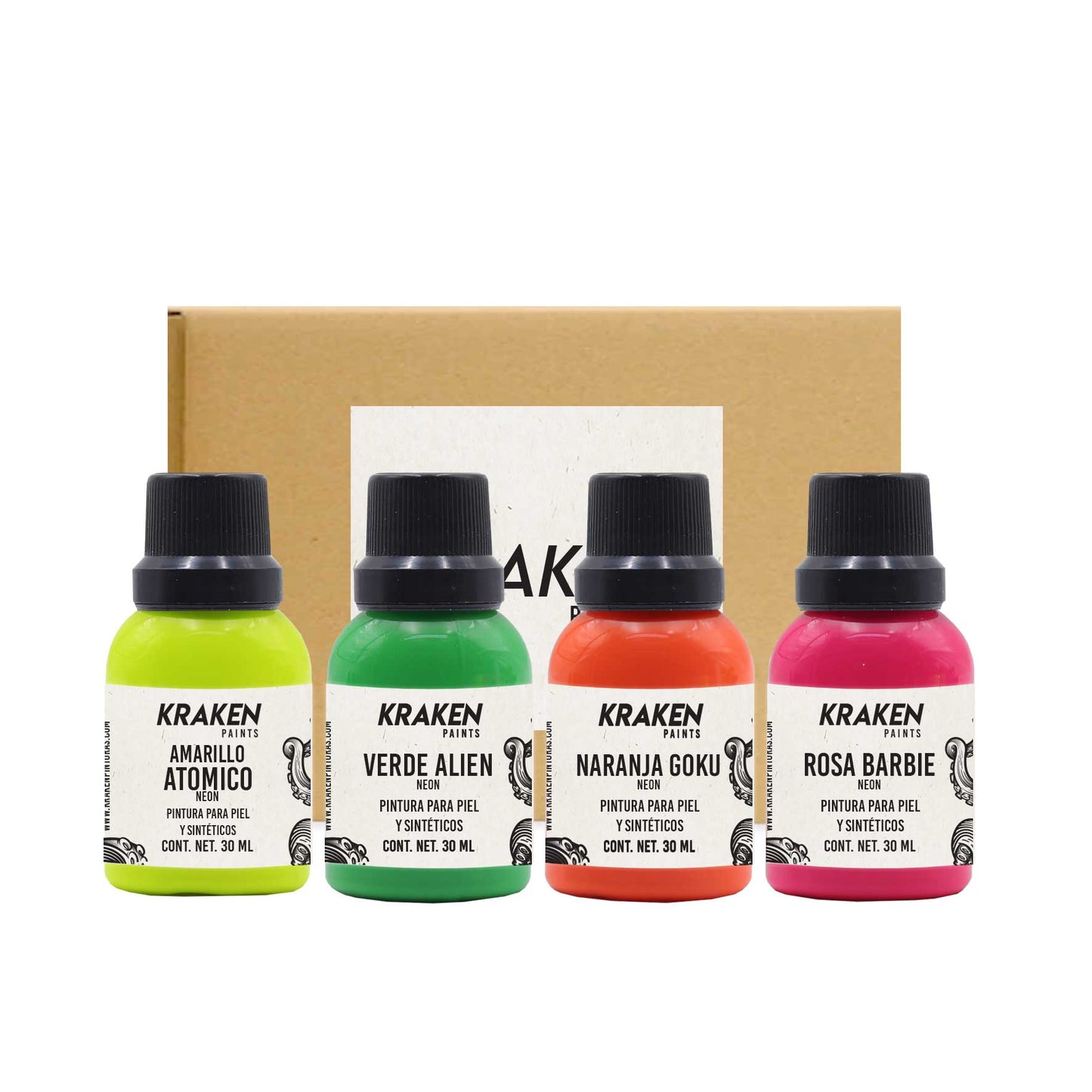 Kit Pinturas Kraken - Neón