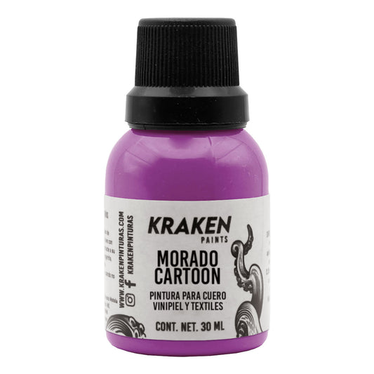Pintura Kraken - Morado Cartoon