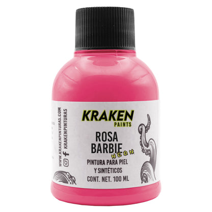 Pintura Kraken - Neón - Rosa Barbie