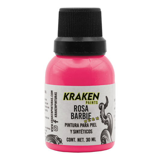 Pintura Kraken - Neón - Rosa Barbie