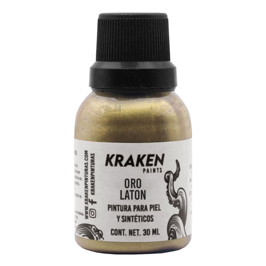 Pintura Kraken - Oro Latón