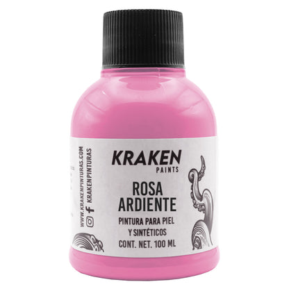 Pintura Kraken - Rosa Ardiente