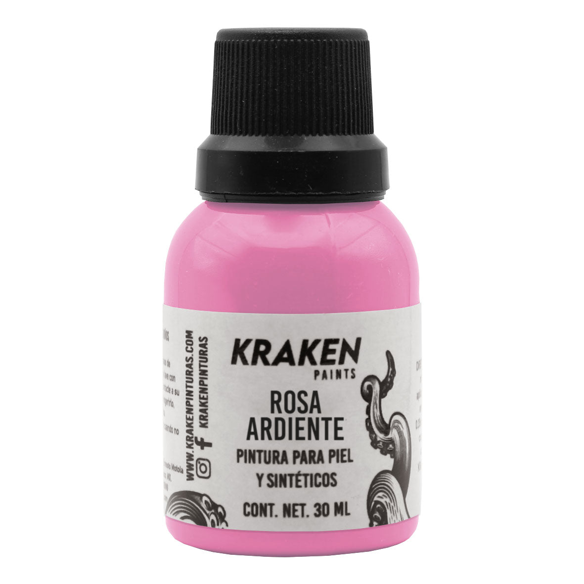 Pintura Kraken - Rosa Ardiente