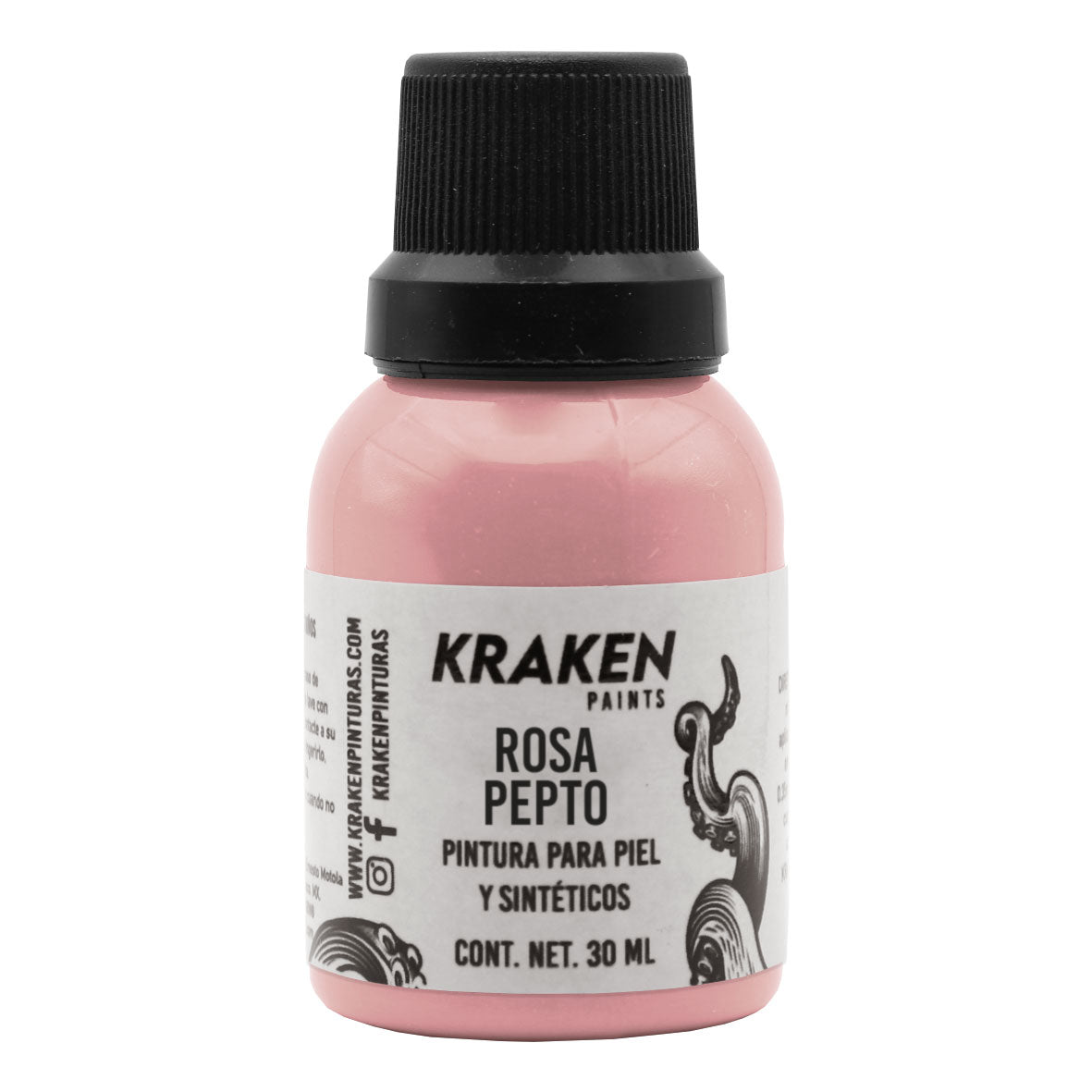 Pintura Kraken - Rosa Pepto