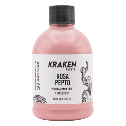 Pintura Kraken - Rosa Pepto