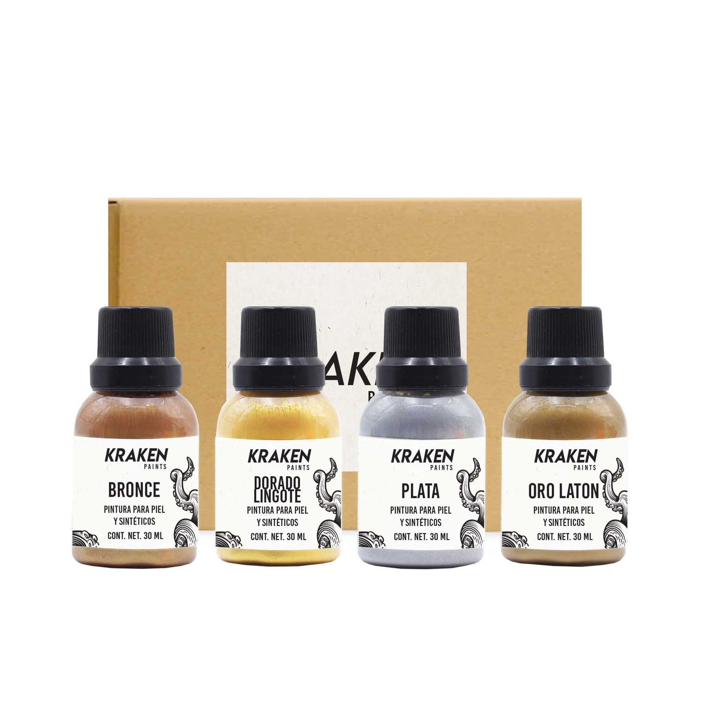 Kit Pinturas Kraken - Metálicos